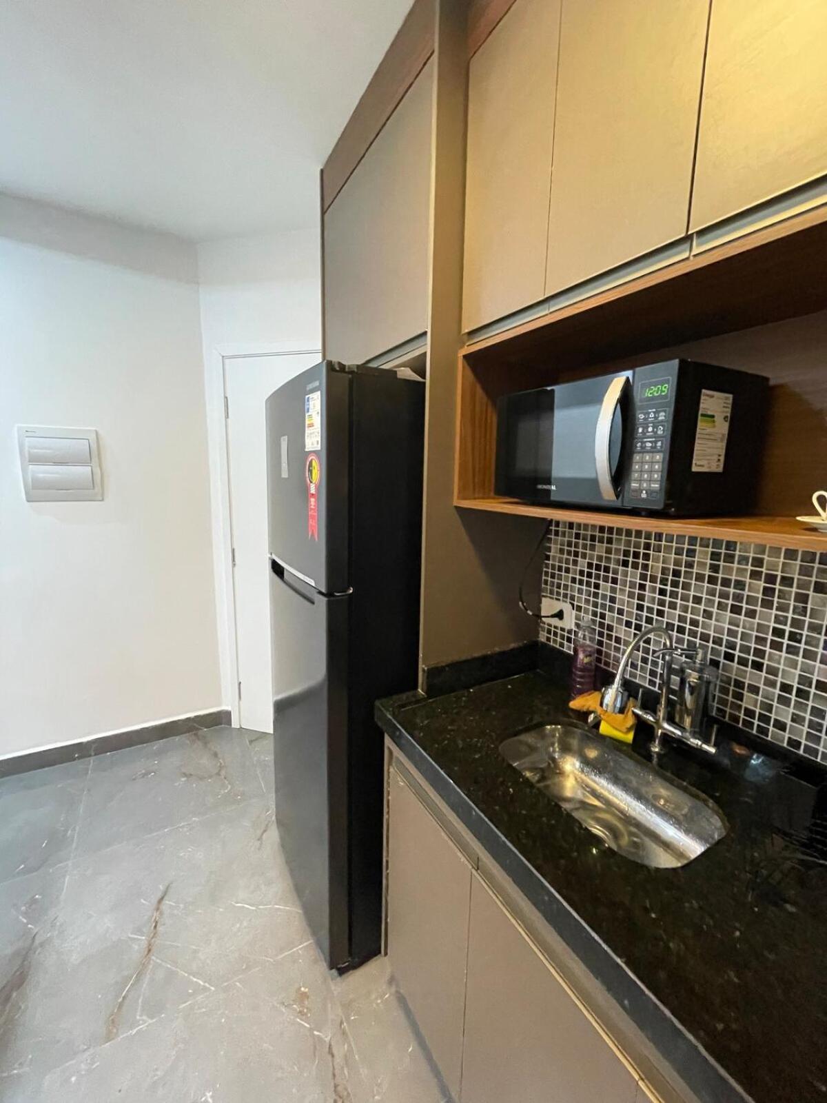Habitat - Predio De Frente Pro Mar Apartment Praia Grande  Ngoại thất bức ảnh