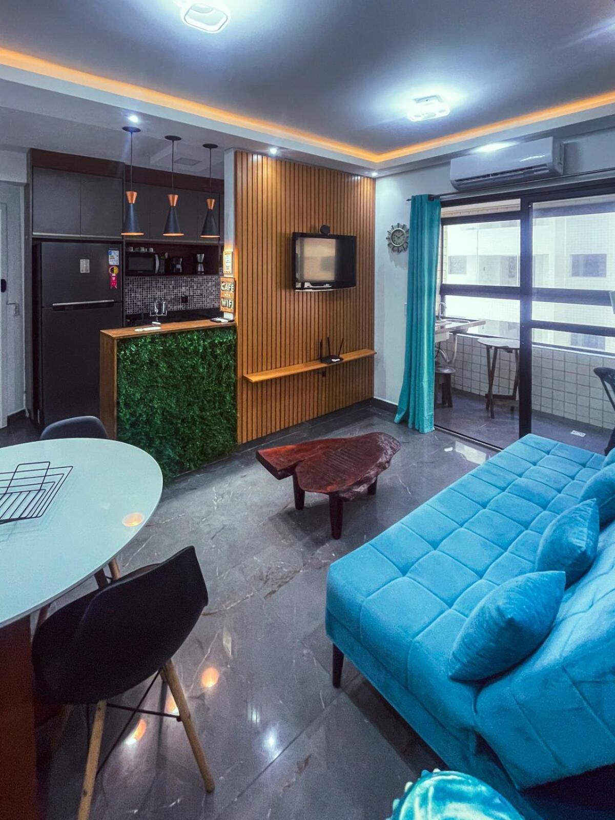 Habitat - Predio De Frente Pro Mar Apartment Praia Grande  Ngoại thất bức ảnh